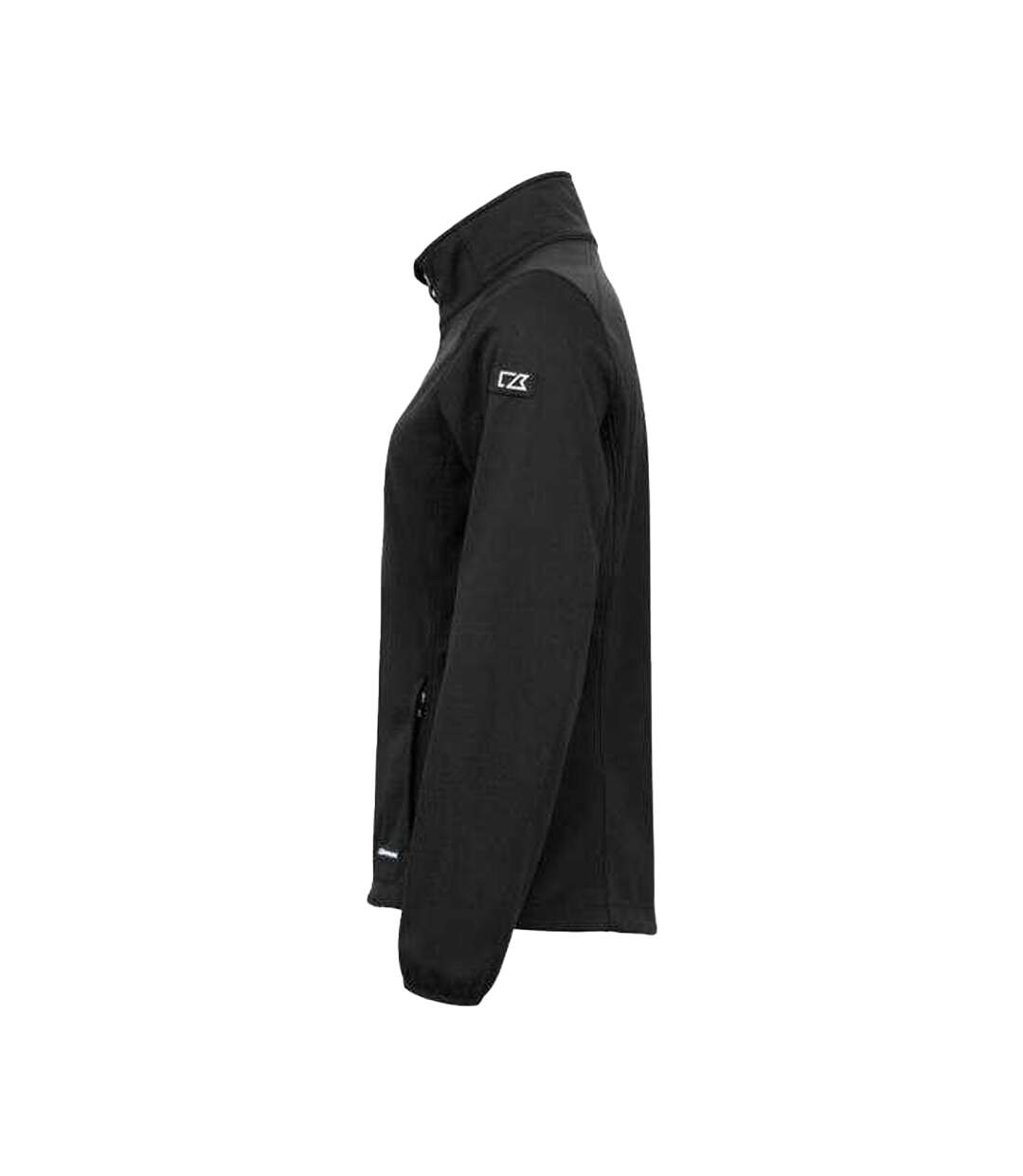 Womens/ladies Oak Harbor Soft Shell Jacket Black Cutter & Buck-3