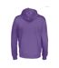 Mens Full Zip Hoodie Purple Cottover-2