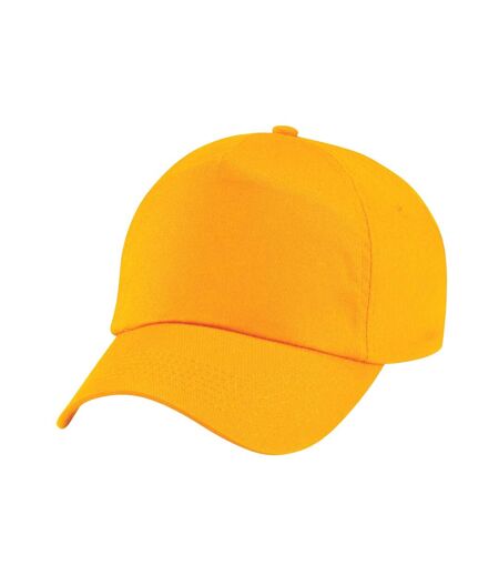 Childrens/kids original 5 panel cap gold Beechfield
