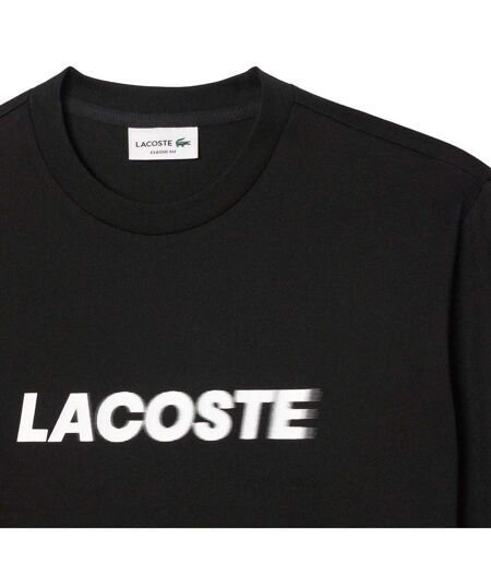 T-shirt Homme Noir Blanc Lacoste