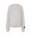 Womens/ladies logo recycled cotton crew neck sweatshirt white Heron Preston-1