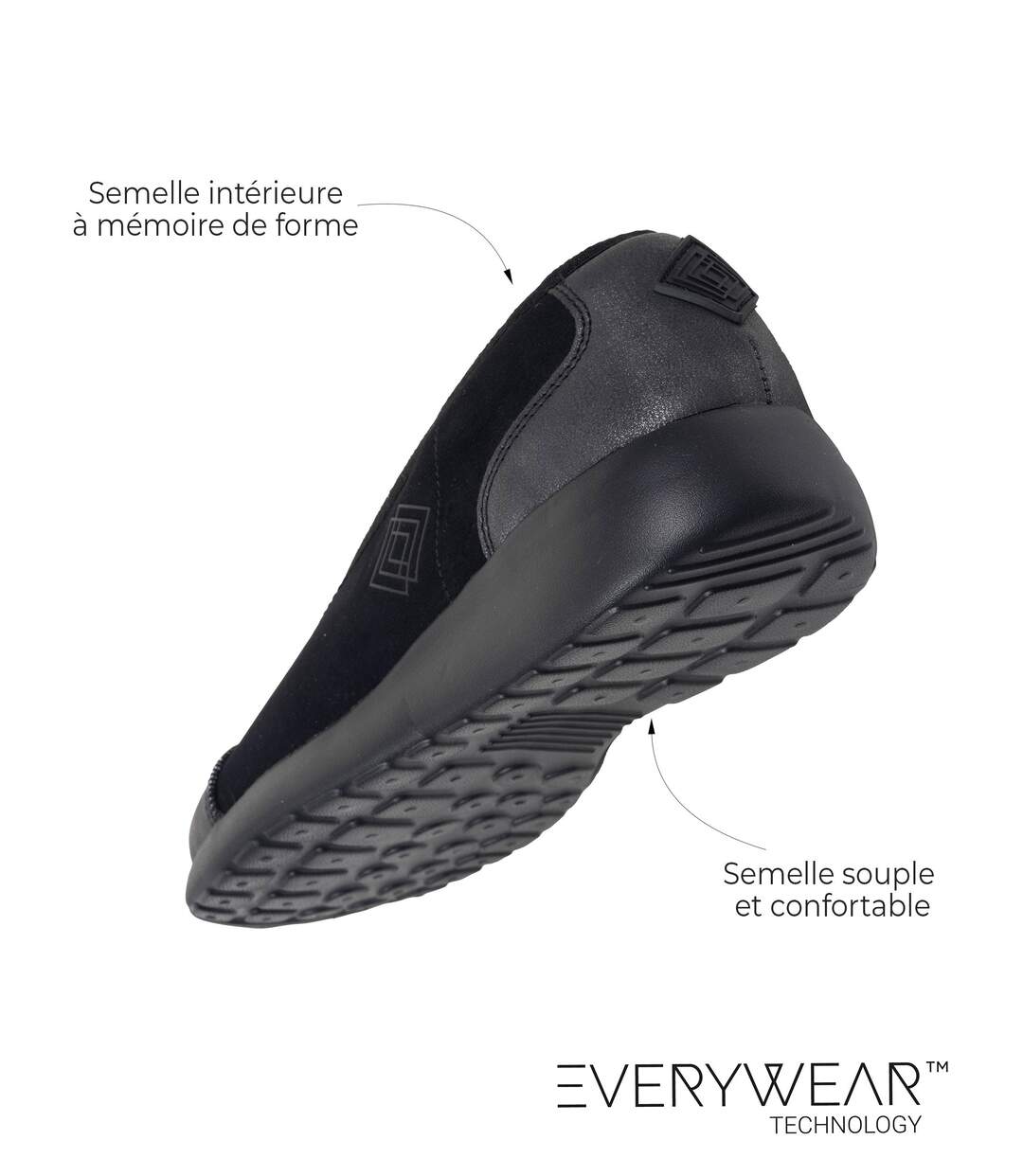 Isotoner Ballerines femme semelle mousse everywear mémoire de forme-5
