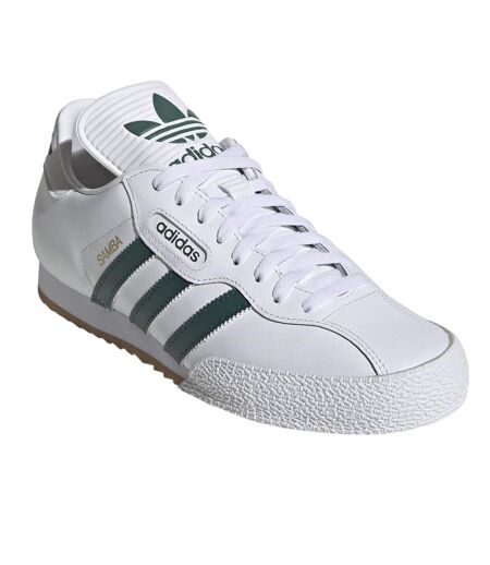 Baskets Samba Homme Blanc Vert Marron Pâle Adidas