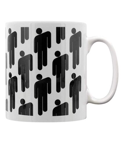 Billie Eilish Stickman Novelty Mug (Black/White) (One Size) - UTTA6182