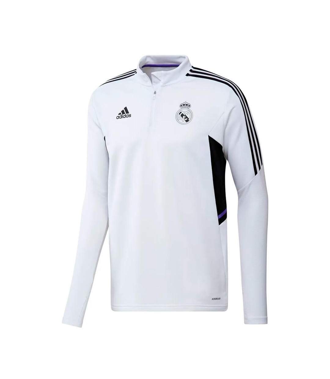 Real Madrid Veste de survêtement Blanche Homme Adidas 2022/23 - XL-1