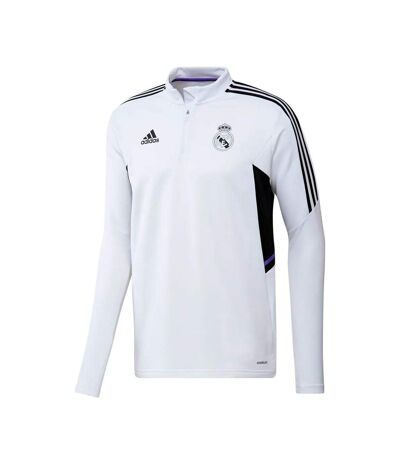 Real Madrid Veste de survêtement Blanche Homme Adidas 2022/23 - L