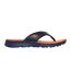 Mens Go Consistent Rubber Flip Flops Navy Orange Skechers-1