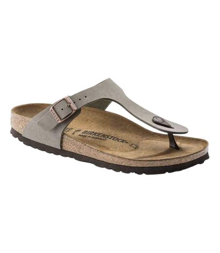 Tongs Gizeh Femme Beige Gris Birkenstock