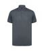 Henbury Mens Piqu Polo Shirt (Charcoal) - UTPC4429