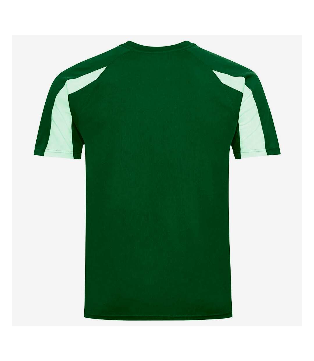 T-shirt homme vert / blanc AWDis Cool