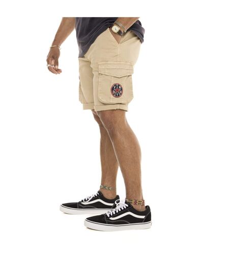 Bermuda homme avec ceinture élastiquée et patchs Piston Vondutch