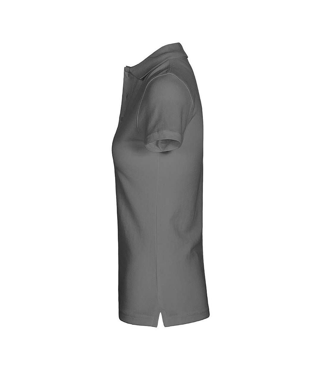 Polo Superior Femme Gris Acier Uni Promodoro-2