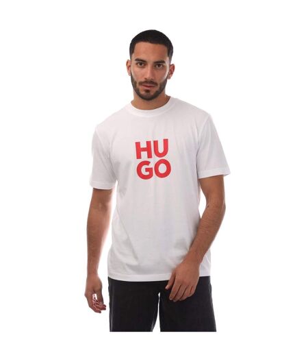 T-shirt Daltorip Homme Blanc Hugo