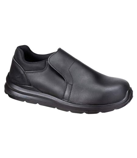 Unisex Adult S3s Sr Fo Composite Slip-on Safety Shoes Black Portwest
