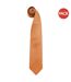 Pack of 2  Mens “colors plain fashion / business tie  one size orange Premier