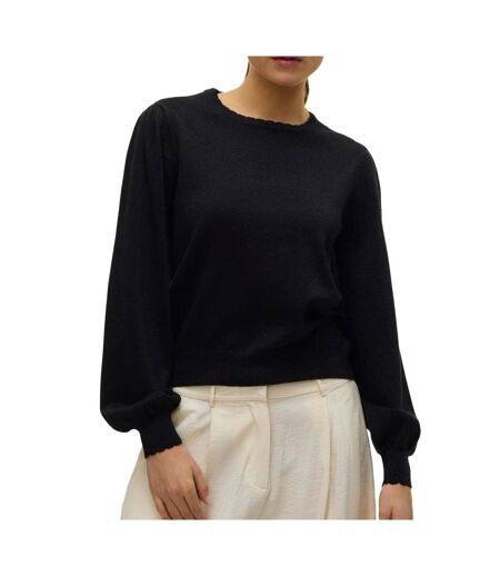 Pull Noir Femme Vero Moda Happyshine 10 - S