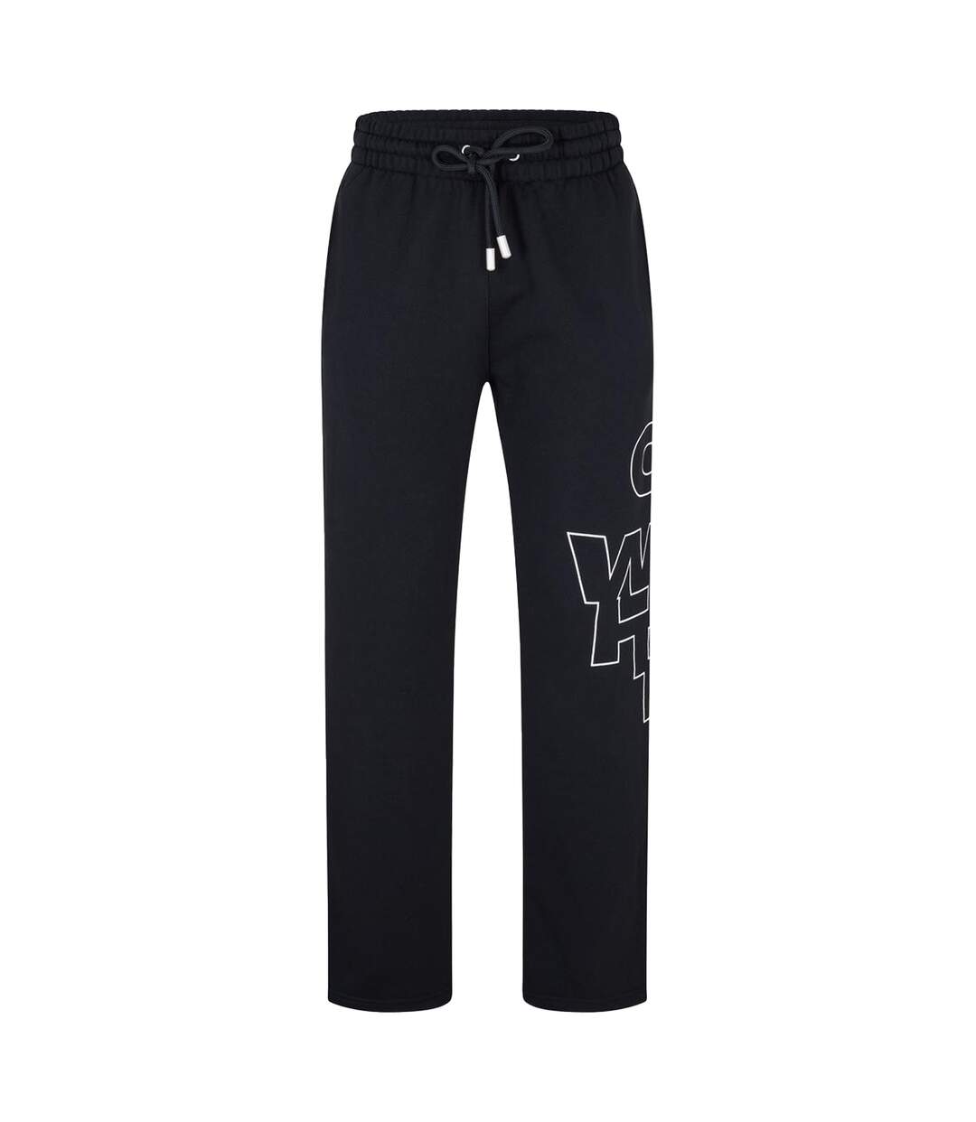 Unisex Adult Arrow Regular Sweatpants Black White Off White-1