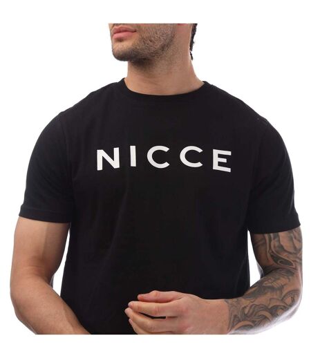 Ensemble T-shirt Et Short Détente Style Logo Homme Noir Nicce