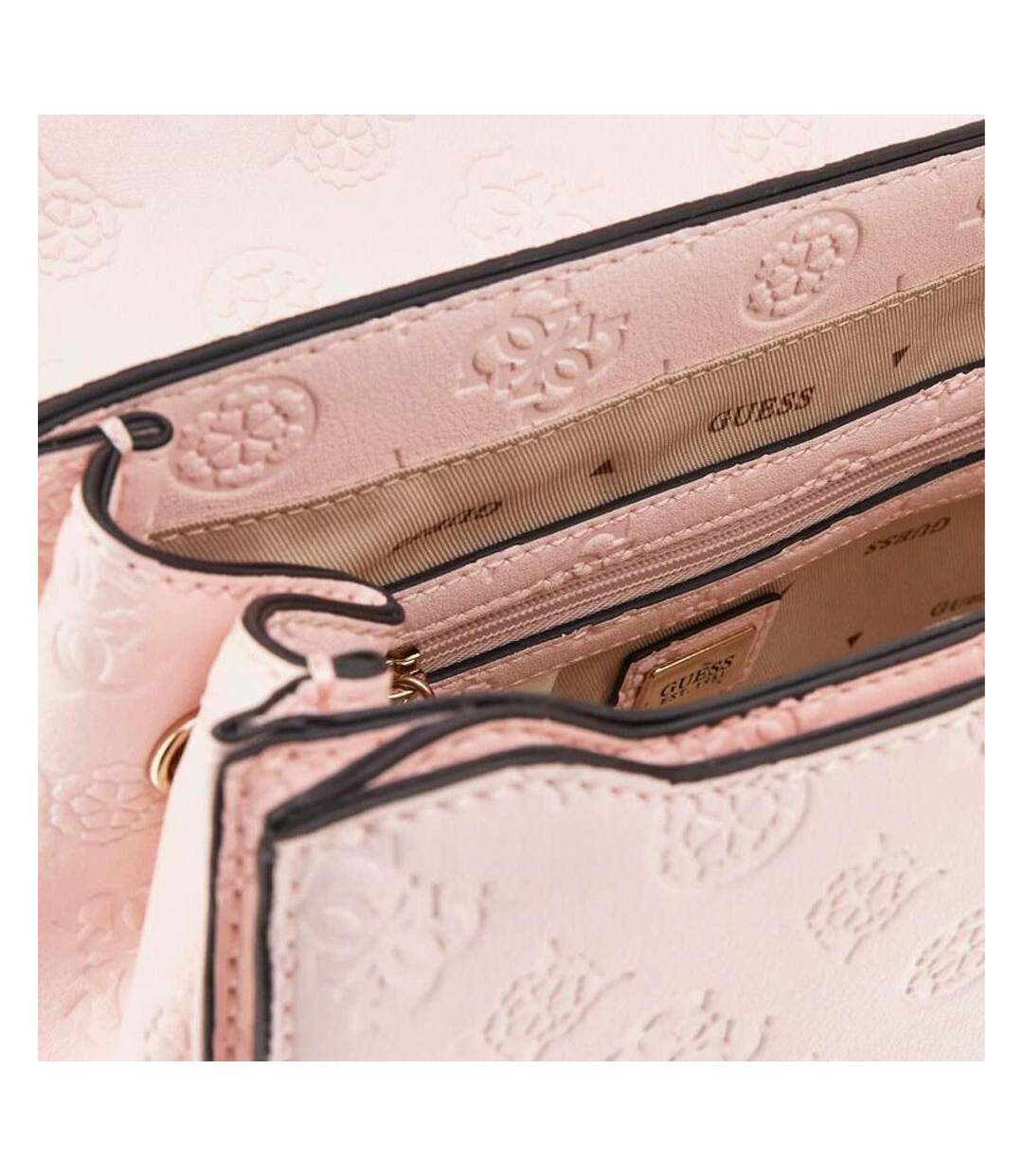 Sac à bandoulière rose pale femme guess phoebe-2
