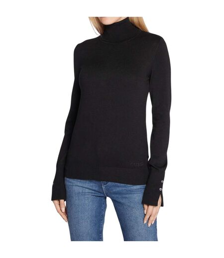 Pull Golf Femme Noir Guess