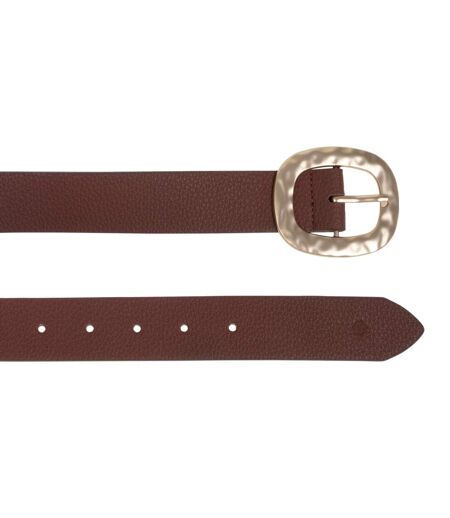 Isotoner Ceinture femme boucle martelée