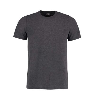 Kustom Kit - T-shirt - Homme (Gris foncé chiné) - UTBC3729