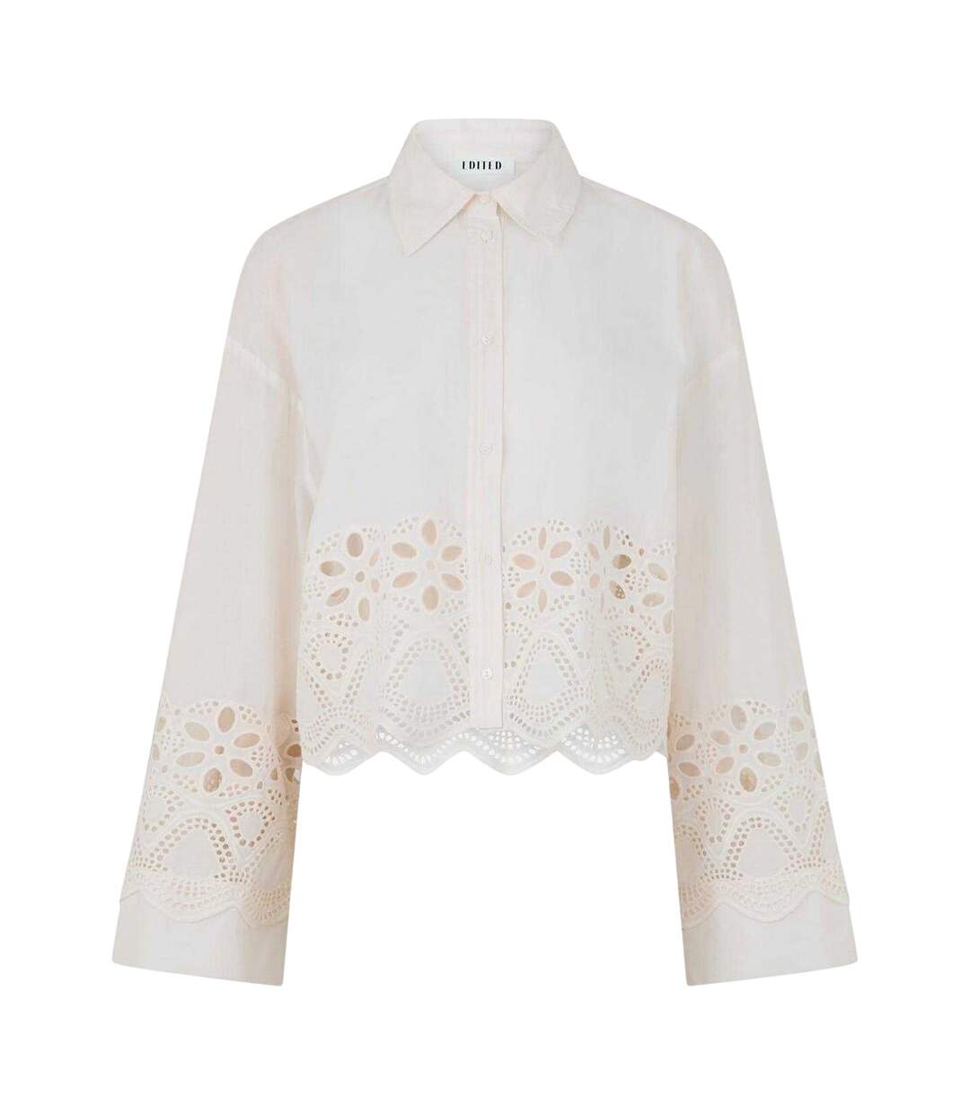Womens/ladies Sophia Cotton Blouse Gardenia Edited-2