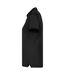 Womens/ladies Tormo Short-sleeved Polo Shirt Solid Black Roly-3