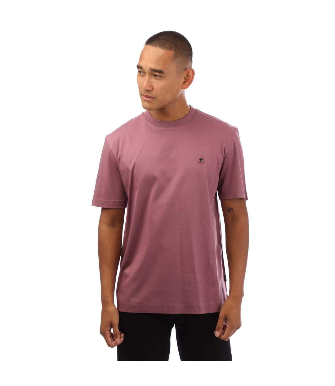 T-shirt C-taut Homme Violet Boss-1