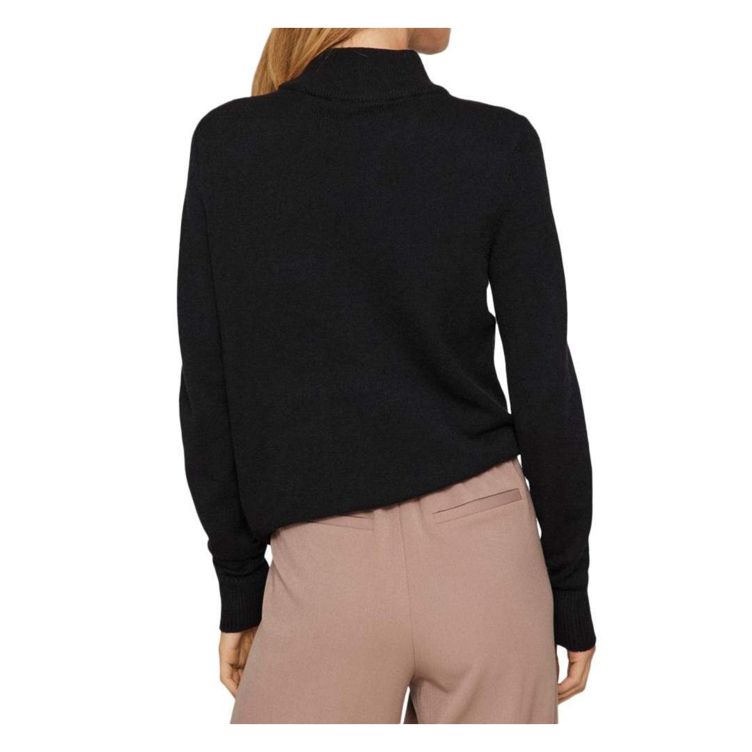 Pull Noir Femme Vila Viril 14074306 - L-2