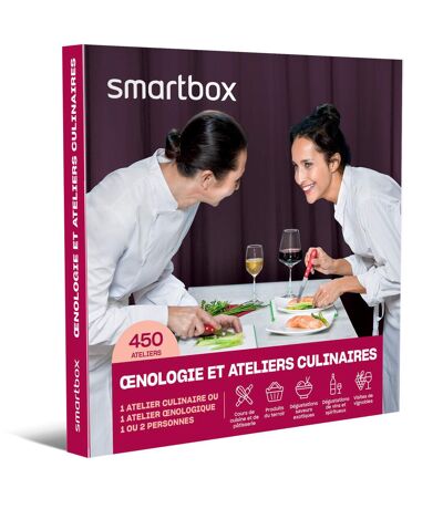 Œnologie et ateliers culinaires - SMARTBOX - Coffret Cadeau Gastronomie