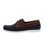 Mens Leather Boat Shoes Navy Jack Wills-3