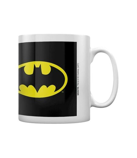 Batman Logo Mug (Black/Yellow) (One Size) - UTPM1694