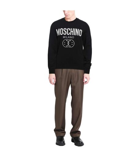 Pull Milano Homme Noir Moschino