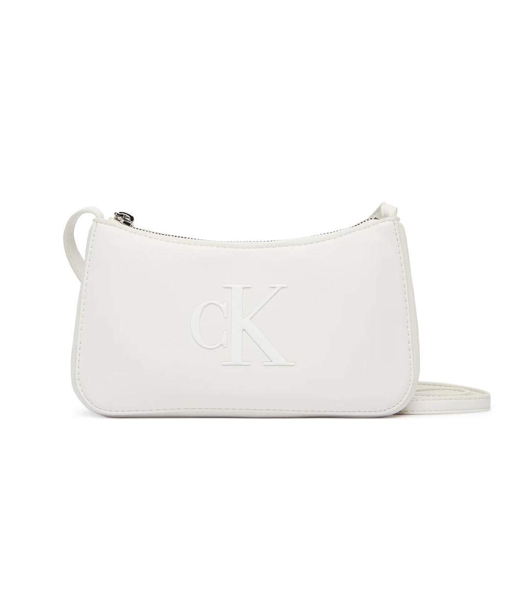 Sac à main blanc femme calvin klein bold mini-1
