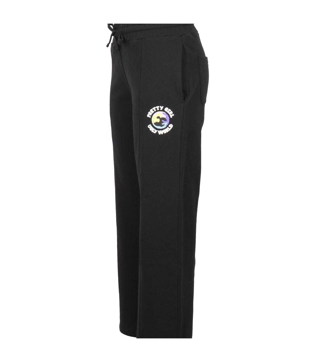 Pantalon De Jogging Motif/style Logo Femme Noir Pretty Boy Ugly World-3