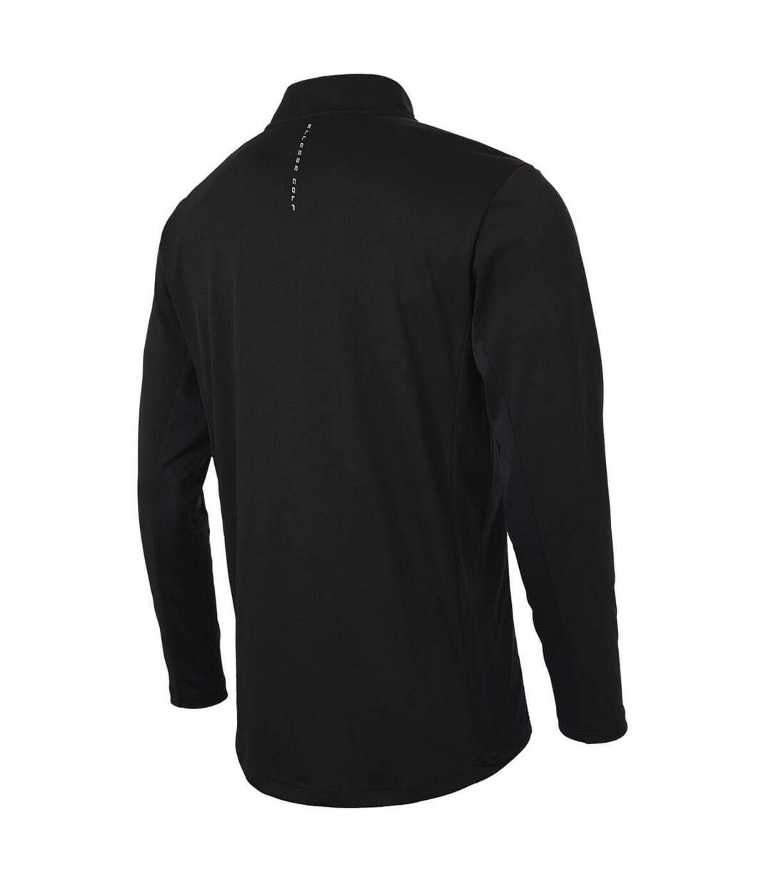 Mens rolbi quarter zip top black Ellesse-2