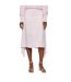 Womens/ladies Vicina Plain Skirt Pink Hugo Boss-3