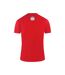 Mens London Embroidered Logo T-shirt Red Aquascutum-2