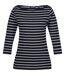 Womens/ladies Bayletta 3/4 Sleeve Top Navy White Regatta-2