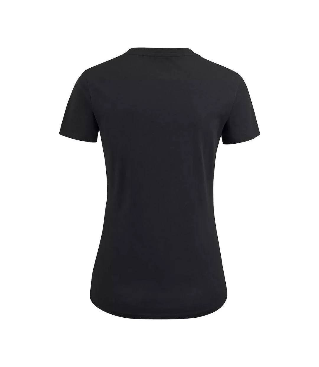 Womens/ladies American U T-shirt Black Harvest-2