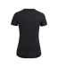 Womens/ladies American U T-shirt Black Harvest-2
