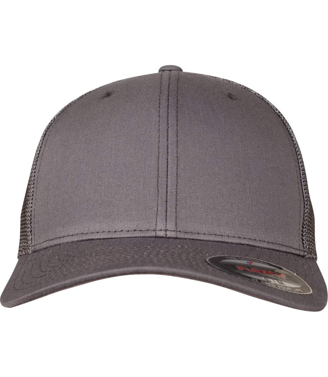 Casquette Trucker Gris Foncé Flexfit-1