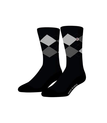 Lot de 6 paires de chaussettes de ville Serge Blanco Losange Serge Blanco