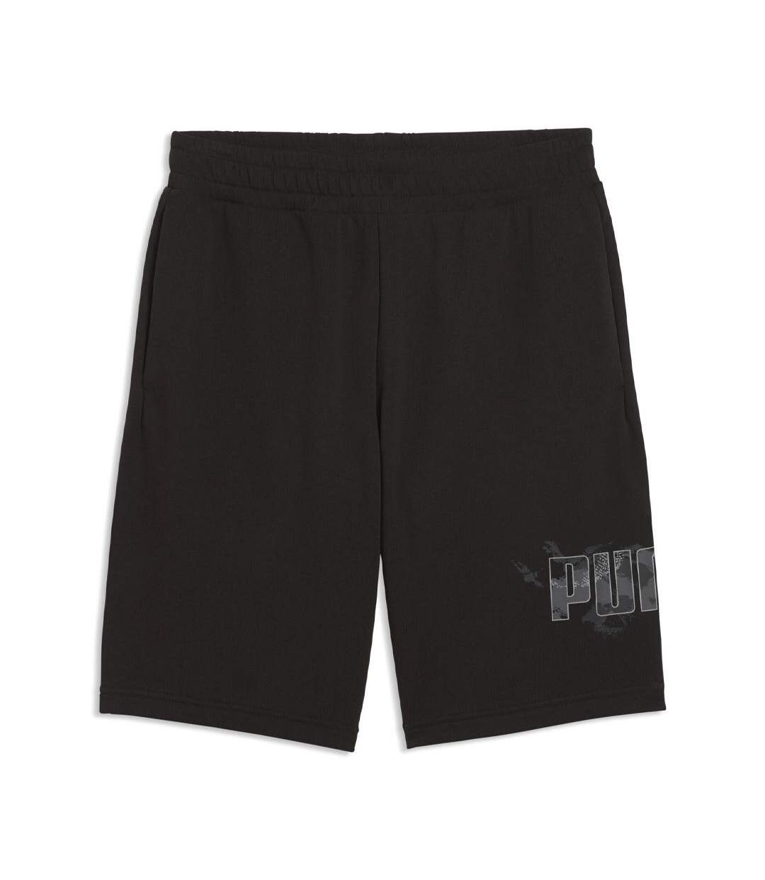 Short de sport noir homme puma camo-1