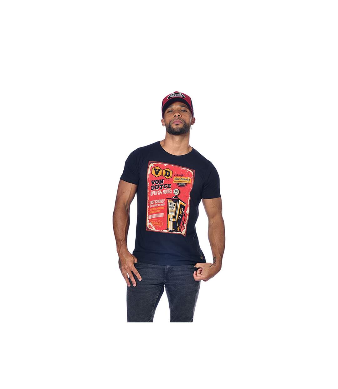 T-shirt col rond homme Stat Vondutch