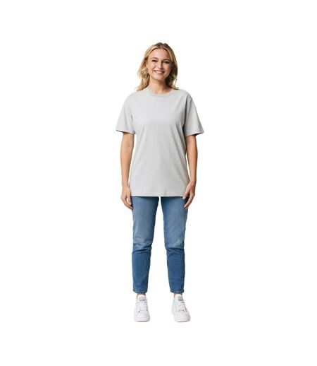 Unisex adult kakadu recycled cotton relaxed fit t-shirt heather grey Iqoniq