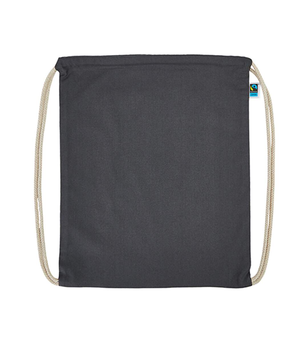 Sac À Cordon 36 Cm X 38 Cm Gris Foncé Printwear-1