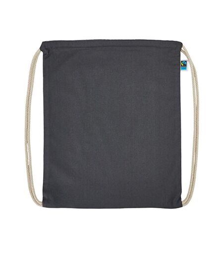 Sac À Cordon 36 Cm X 38 Cm Gris Foncé Printwear