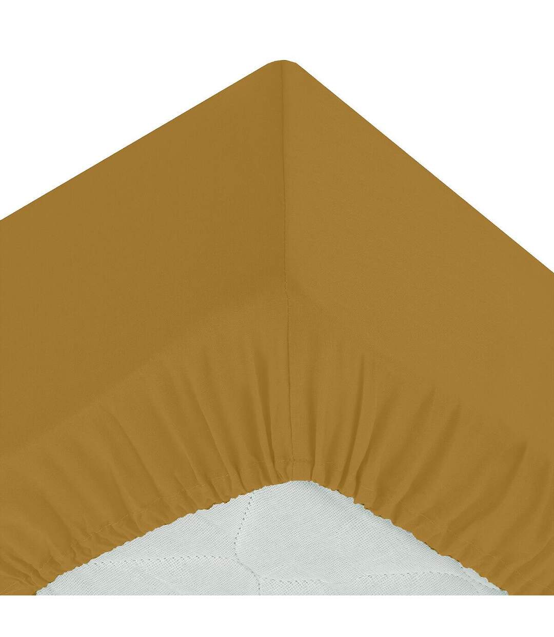 Drap Housse 1 Personne Percale 90x190cm Mordoré-1